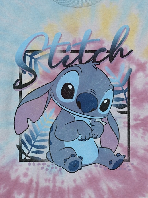 Image number 2 showing, Kids Lilo and Stitch Tie Dye Graphic Tee