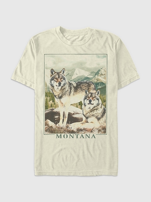 Image number 1 showing, Montana Wolves Graphic Tee