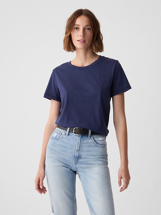 Cotton Vintage Crewneck T-Shirt | Gap