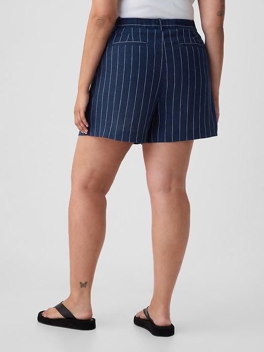 Image number 6 showing, 365 High Rise Linen-Blend Shorts