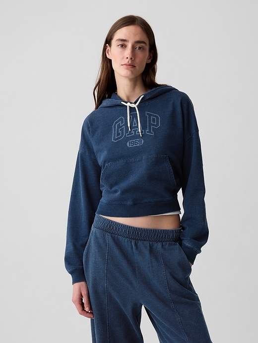 Image number 1 showing, Gap Arch Logo Cropped Hoodie