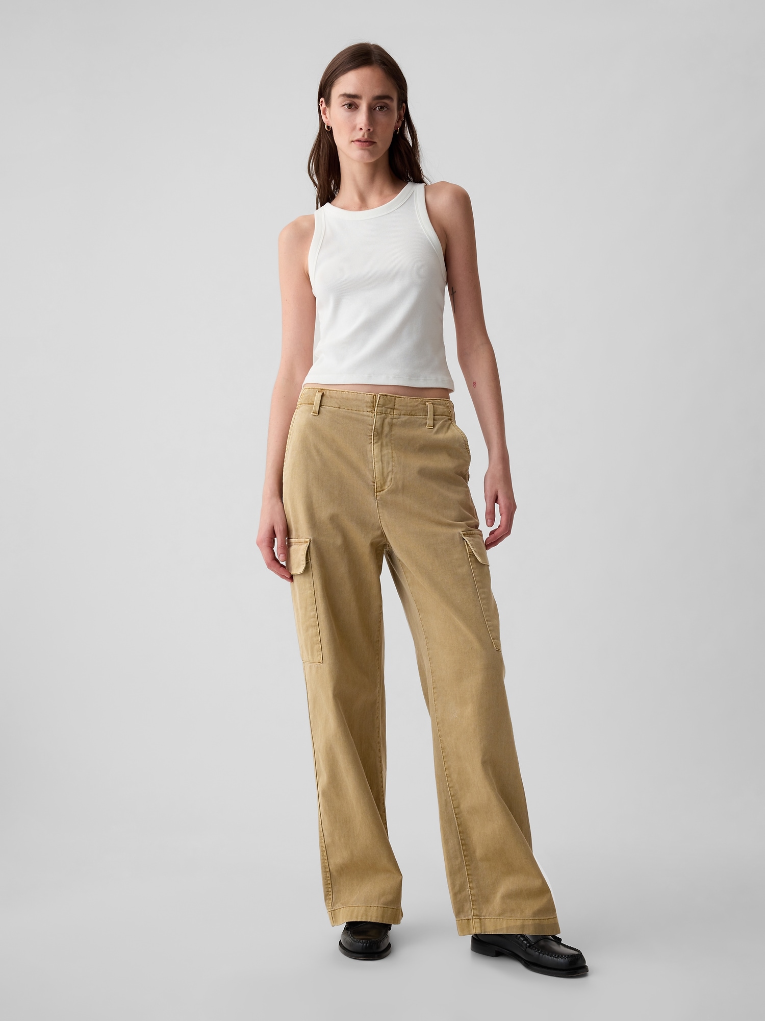 Loose Fit Pants With Pockets