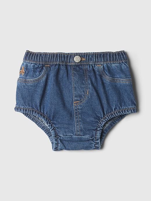 Image number 1 showing, Baby Denim Diaper Cover