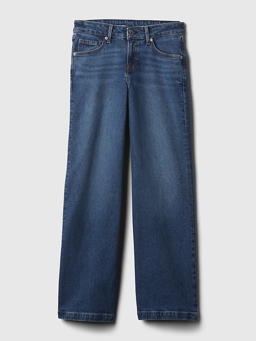 Image number 7 showing, Low Rise Stride Wide-Leg Jeans