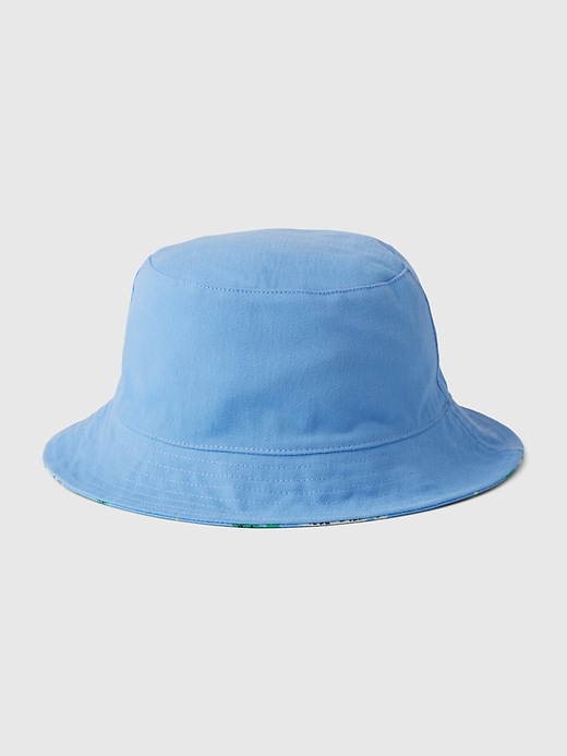 Reversible Bucket Hat for Toddlers Small (1-2) / Poppies / No