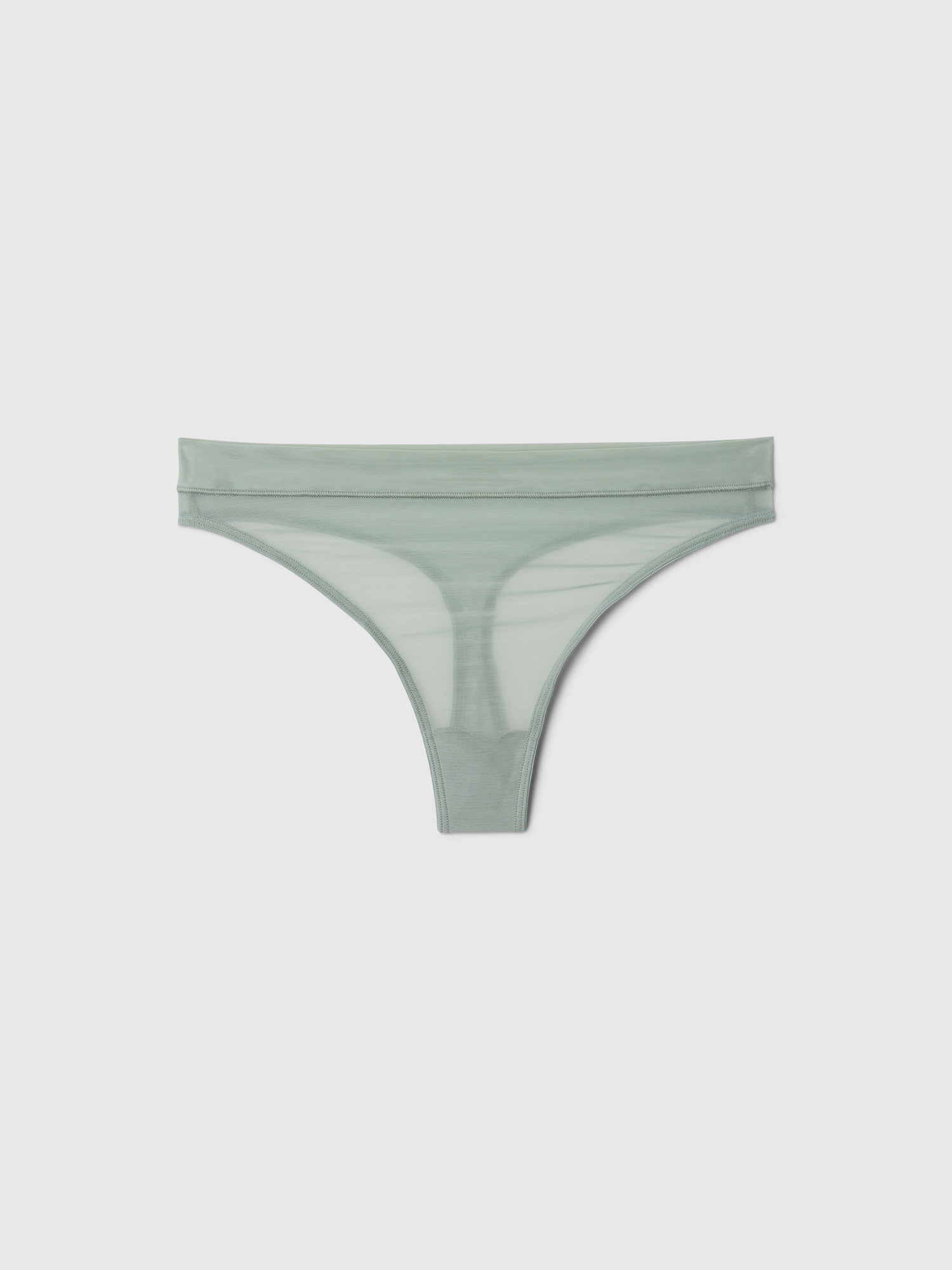 Women's Brief Mesh Clear Lingerie Underwear Panties Thong Kinks /