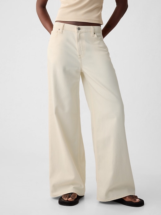 Image number 2 showing, Mid Rise UltraSoft Baggy Jeans