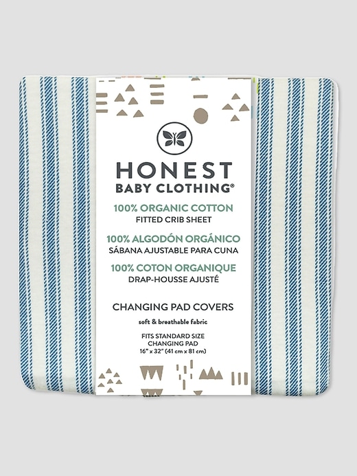 Image number 4 showing, Honest Baby Clothing Organic Cotton Changing Pad Cover