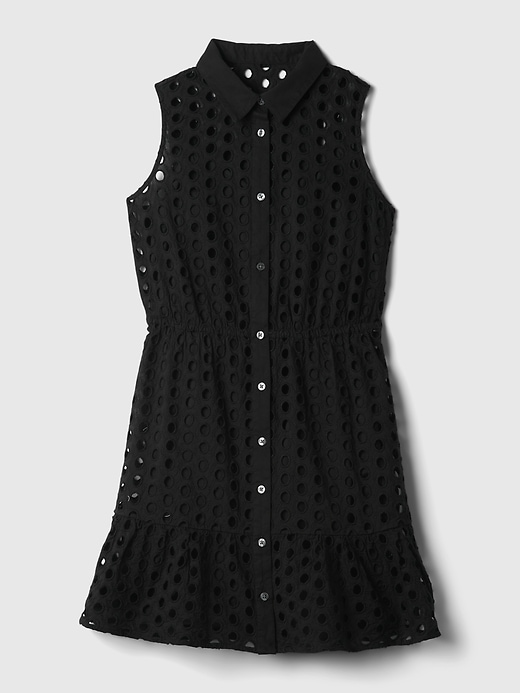 Image number 6 showing, Eyelet Tiered Mini Dress