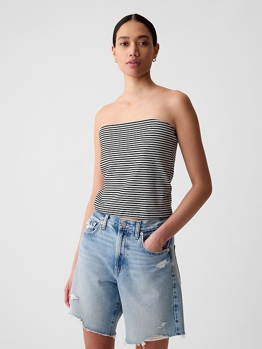Image number 1 showing, Compact Jersey Tube Top