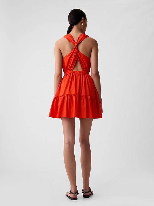 Image number 2 showing, Twist-Back Mini Dress