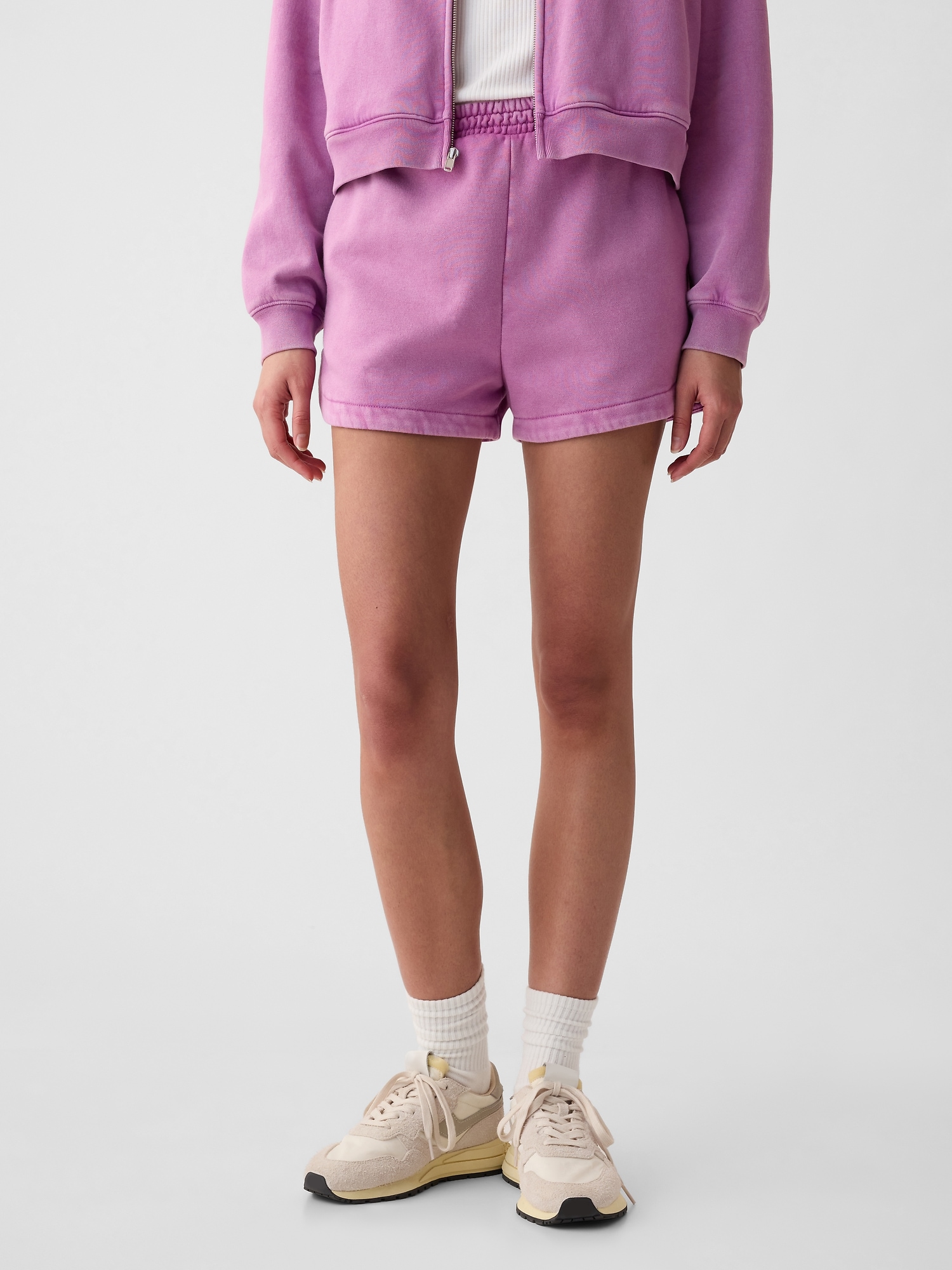 Shop Gap Vintage Soft Dolphin Shorts In Budding Lilac