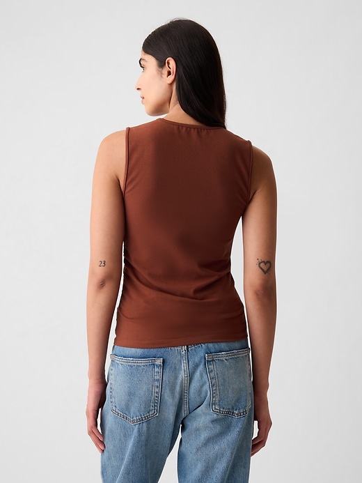 Image number 2 showing, Compact Jersey Cropped Tank Top