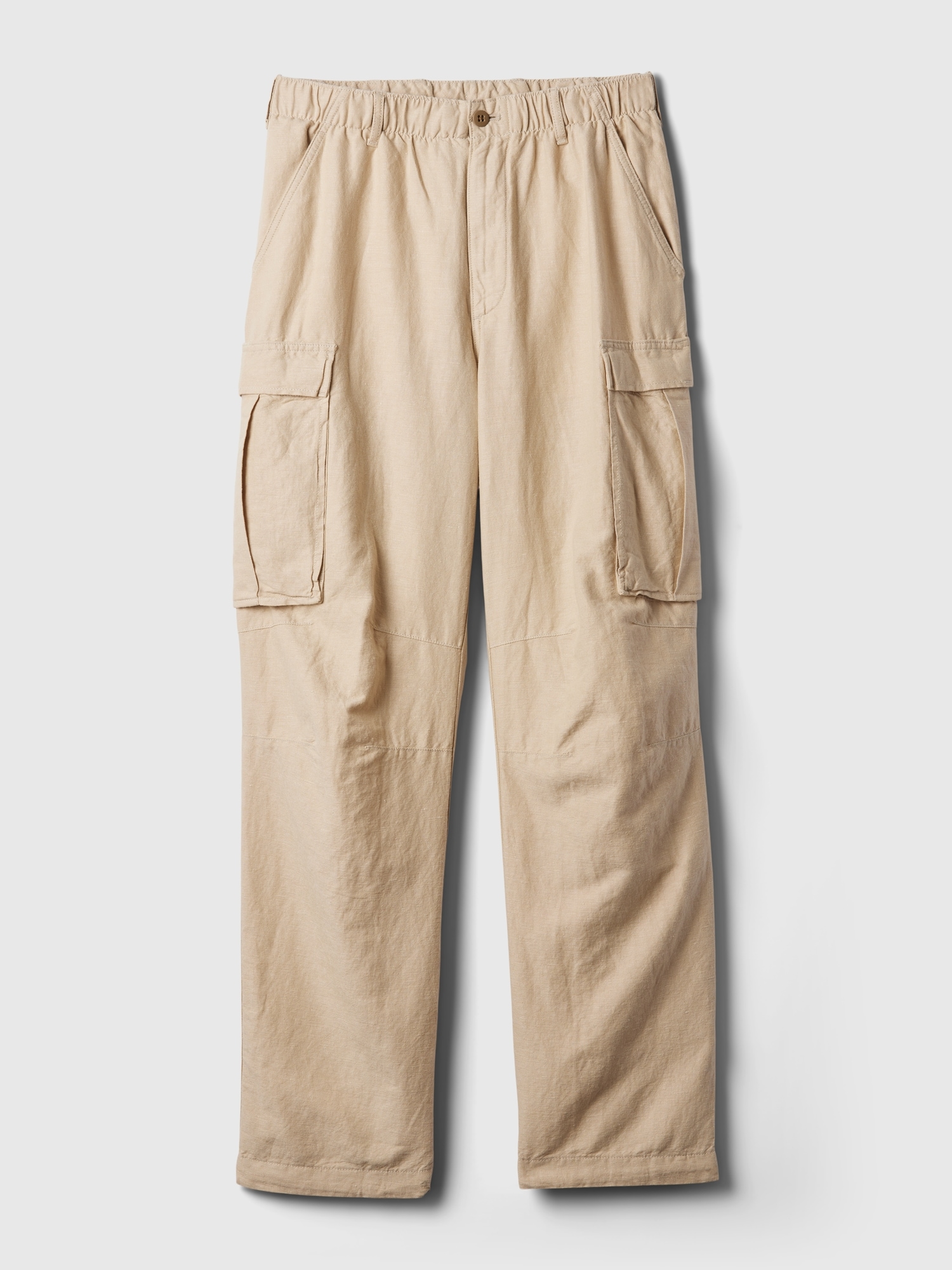 Linen-Cotton Cargo Pants | Gap