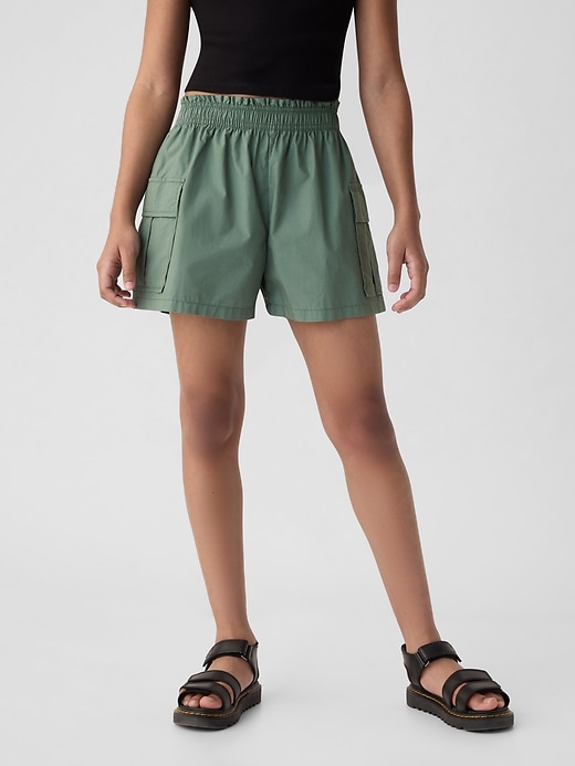 Image number 3 showing, Kids Mid Rise Cargo Shorts
