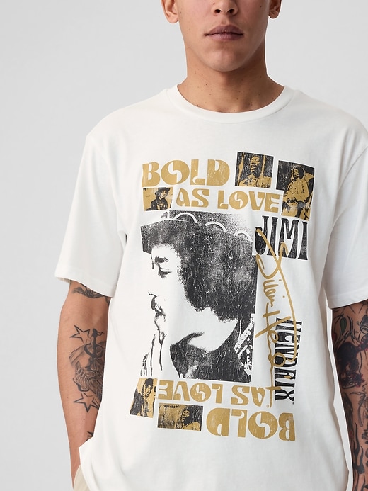 Image number 1 showing, Jimi Hendrix Graphic T-Shirt