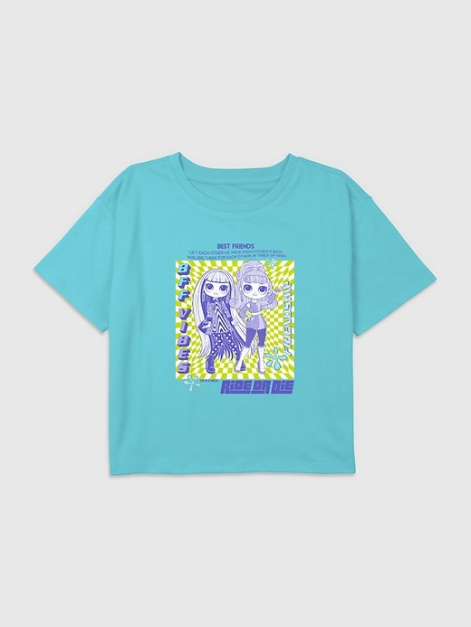 Image number 1 showing, Kids LOL Surprise BFF Vibes Graphic Boxy Crop Tee