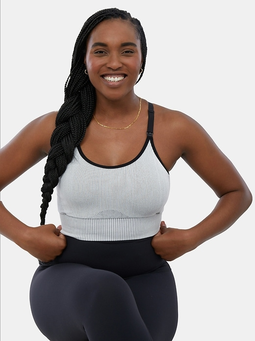 Image number 1 showing, Ingrid and Isabel Seamless Nursing Sports Bra