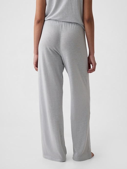 Image number 2 showing, Linen-Blend PJ Pants