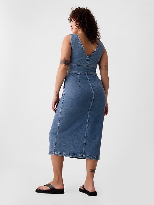 Image number 6 showing, Denim Midi Dress