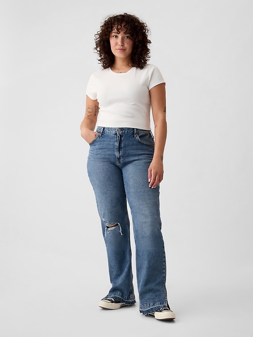 Image number 5 showing, Mid Rise '90s Loose Jeans