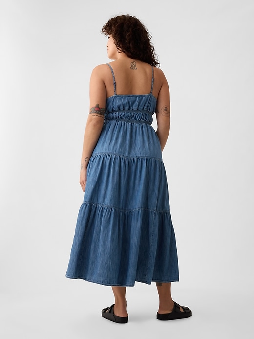 Image number 6 showing, Organic Cotton Denim Maxi Dress