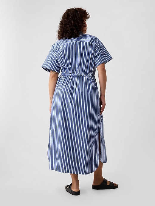 Image number 5 showing, Striped Midi Shirtdress