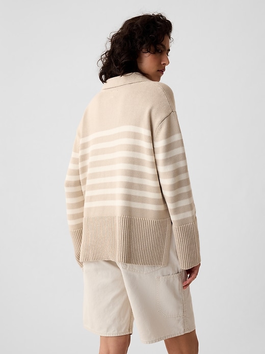 Image number 2 showing, 24/7 Split-Hem Polo Sweater