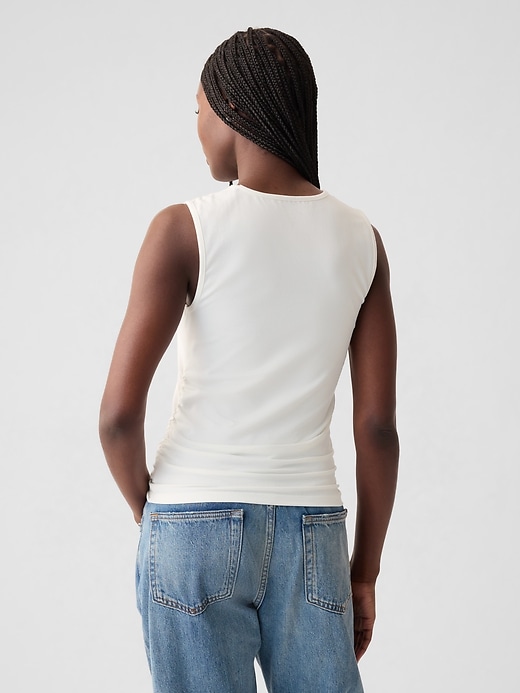 Image number 2 showing, Compact Jersey Cropped Tank Top