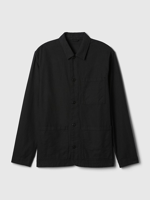 Image number 5 showing, Linen-Cotton Chore Jacket