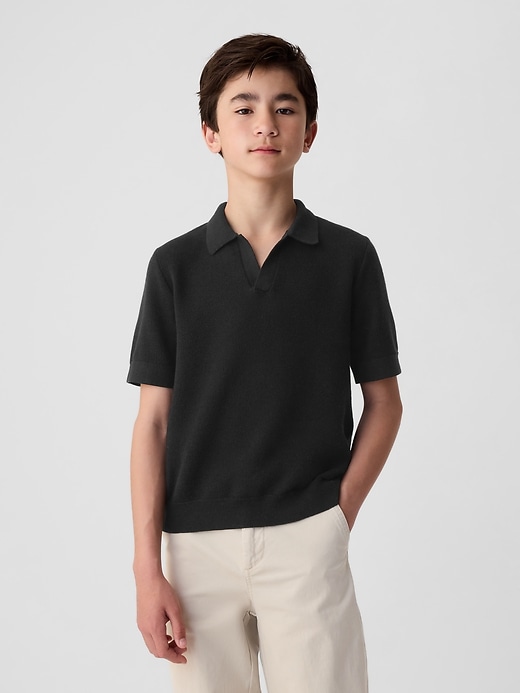 Image number 10 showing, Kids Textured Polo Sweater