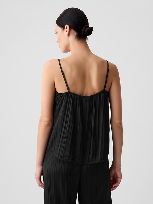 Image number 2 showing, Pleated Satin Cami