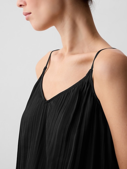 Image number 4 showing, Pleated Satin Cami