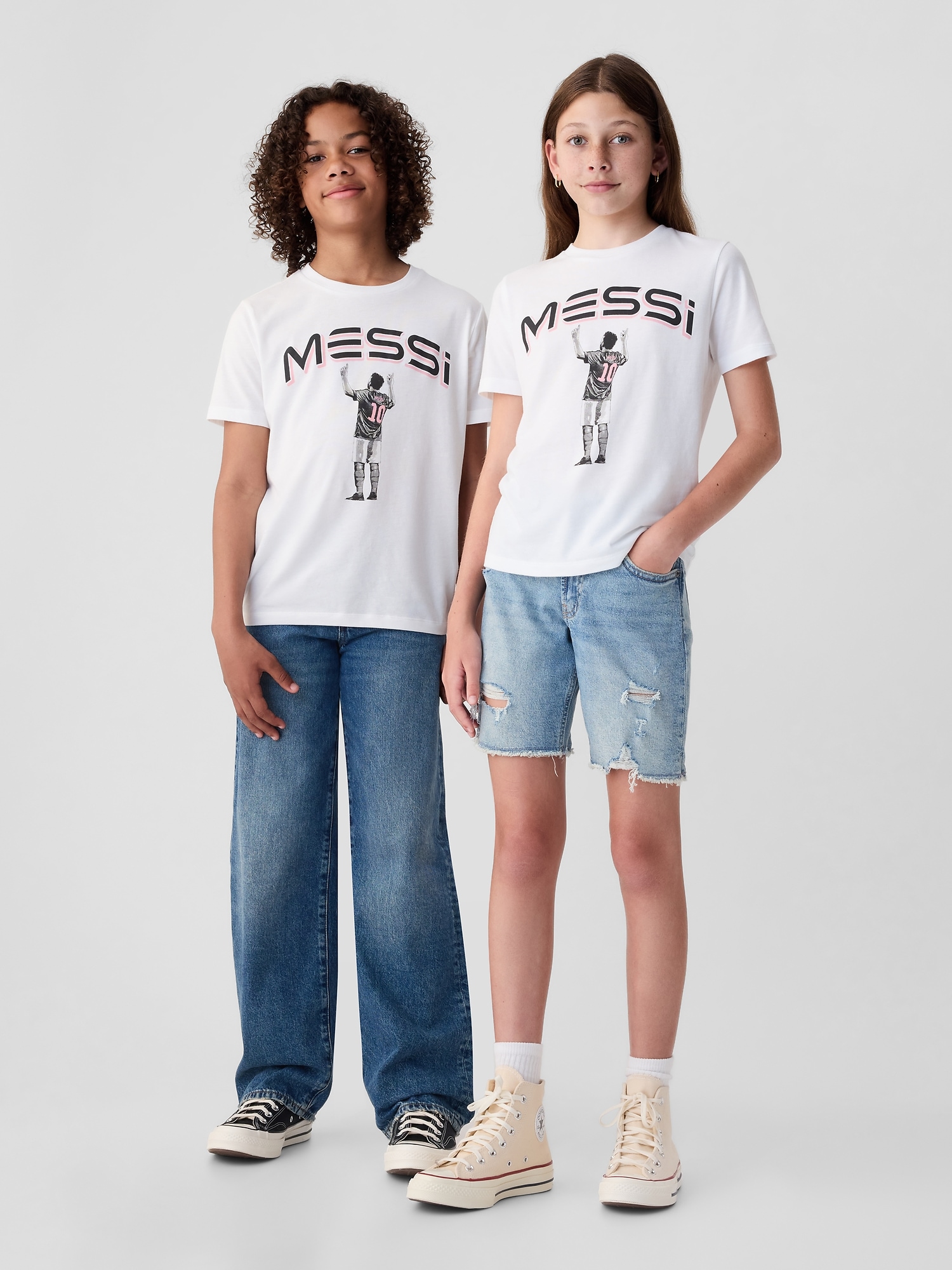 Kids Messi Graphic T-Shirt