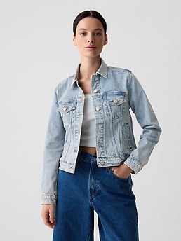 Gap outlet Denim Vintage Icon Jacket Light Indigo