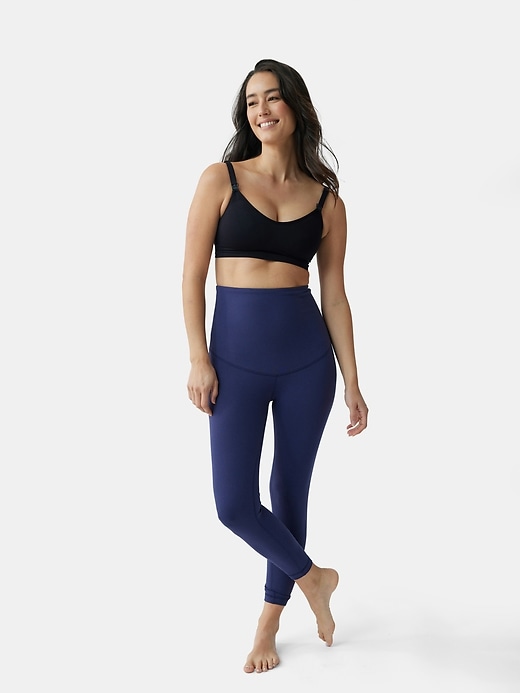 Image number 4 showing, Ingrid and Isabel Postpartum Legging Two Pack