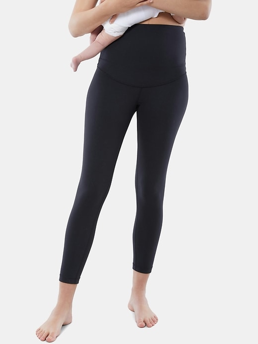 Image number 4 showing, Ingrid and Isabel Postpartum Legging and Bike Short Two Pack