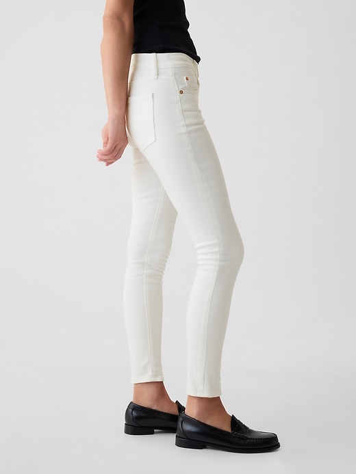 Image number 3 showing, Mid Rise True Skinny Jeans