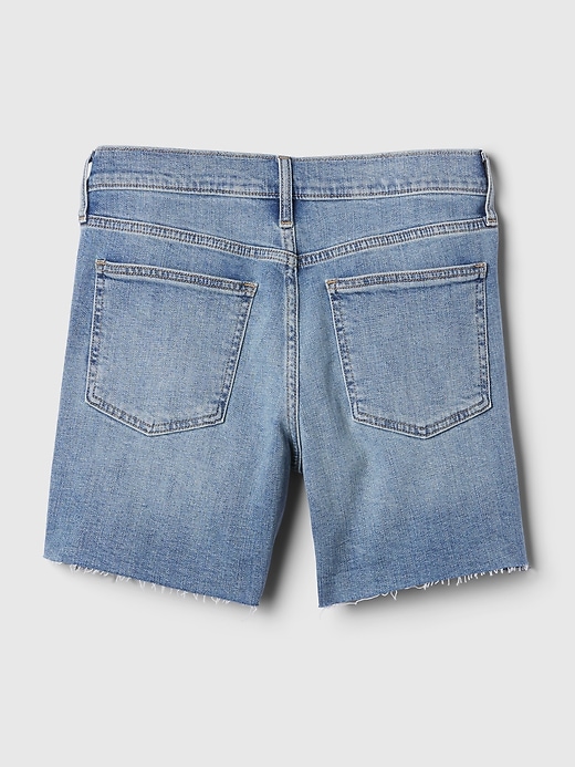 Image number 8 showing, 5" Mid Rise Denim Girlfriend Shorts