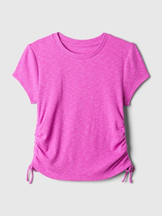 Image number 4 showing, Kids Essential Rib Ruched T-Shirt