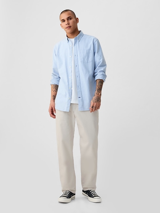 Image number 1 showing, Modern Khakis in Relaxed Fit with GapFlex
