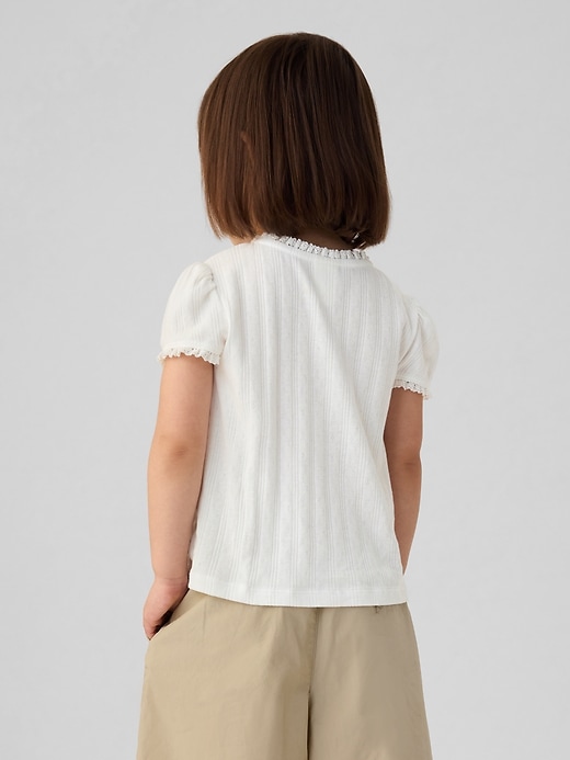 Image number 2 showing, Gap &#215 DÔEN Baby Pointelle T-Shirt