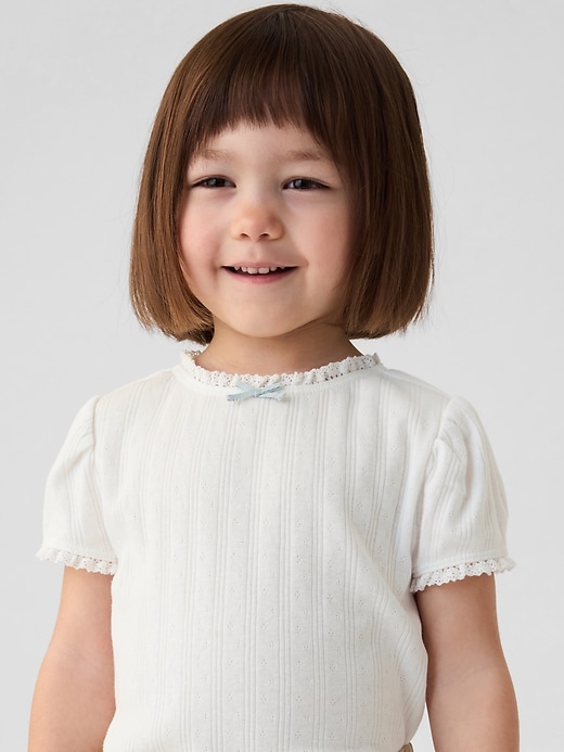 Image number 4 showing, Gap &#215 DÔEN Baby Pointelle T-Shirt