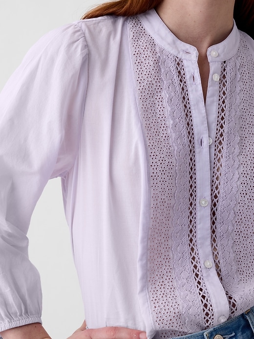 Image number 4 showing, Lace Shirt