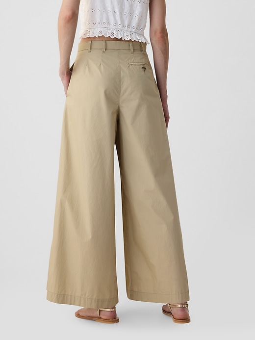 Image number 4 showing, Gap &#215 DÔEN High Rise Khaki Trousers