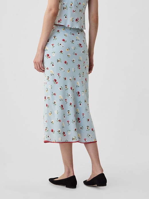Image number 2 showing, Gap &#215 DÔEN Floral Midi Skirt