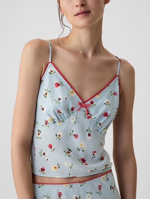 Image number 4 showing, Gap &#215 DÔEN Cropped Floral Cami