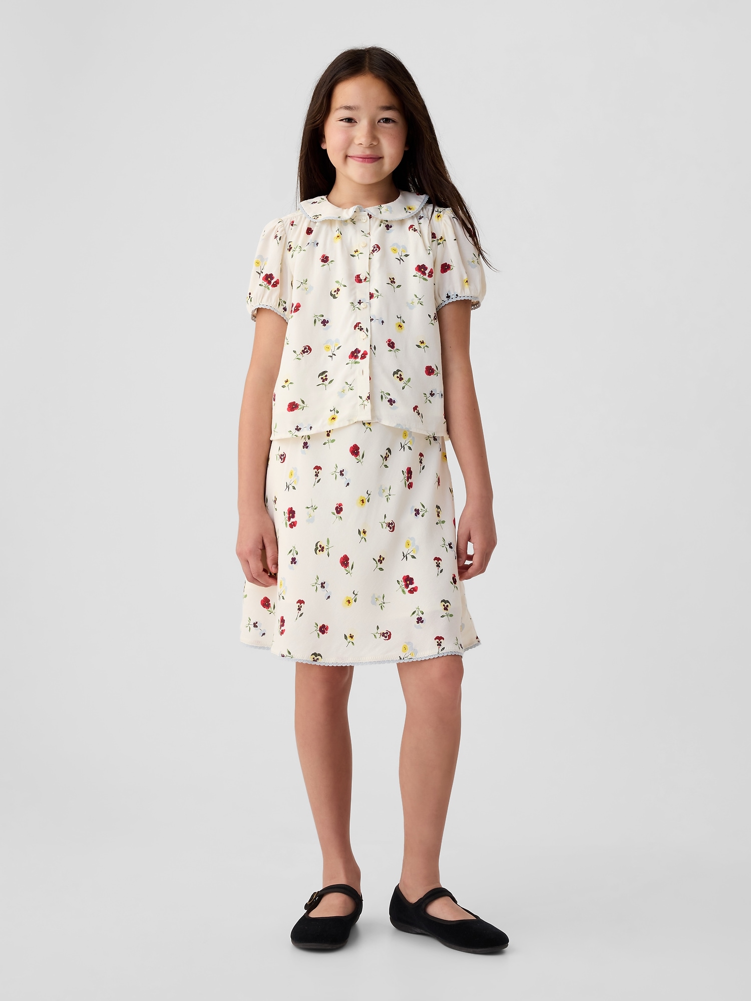 Gap × DÔEN Kids Floral Skirt