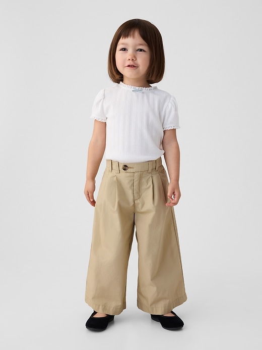 Image number 1 showing, Gap &#215 DÔEN Baby Khaki Trousers