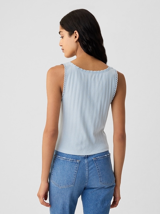 Image number 2 showing, Gap &#215 DÔEN Pointelle Tank Top